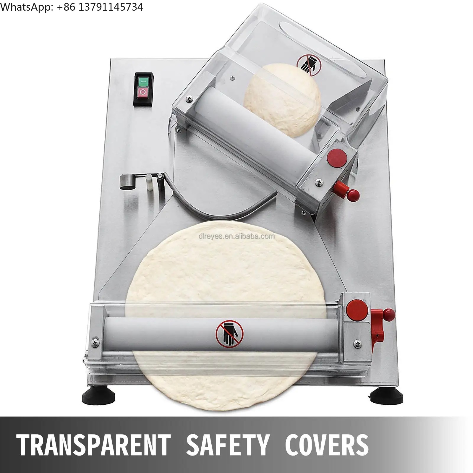 Pizza Conveyor Oven - Ręczna mała wałkownica do ciasta, elektryczna