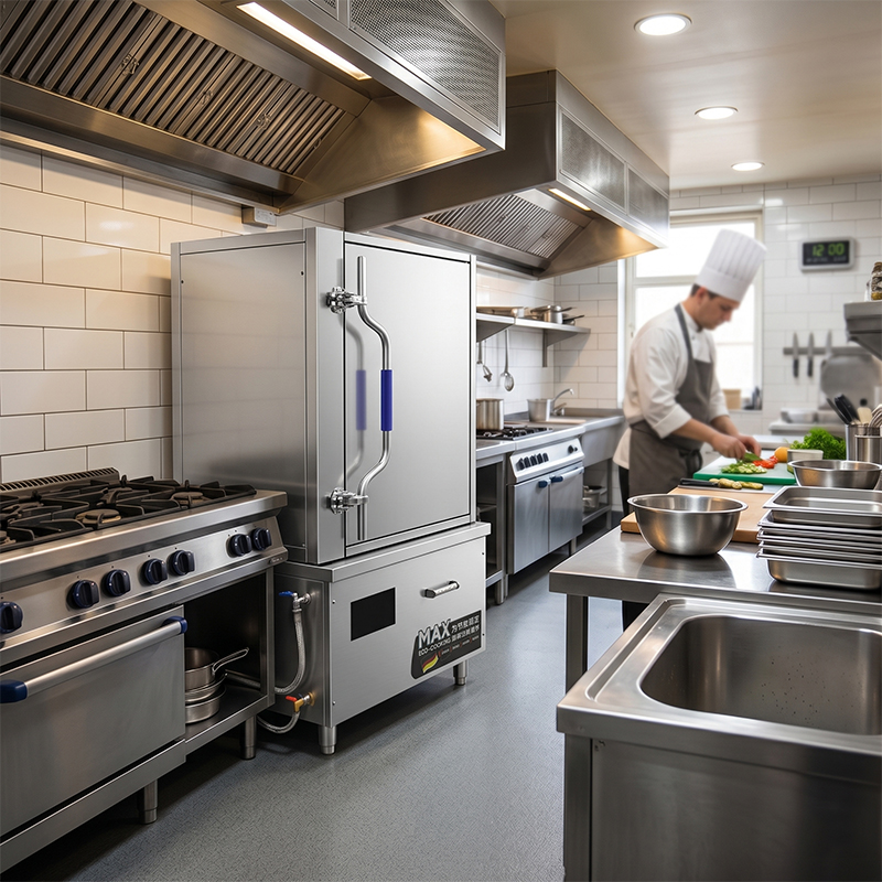 Commercial Kitchen Steamer - Profesjonalny parowar elektryczny In-Smart z 12