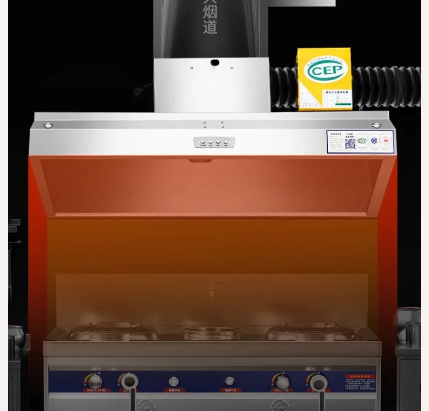 Commercial Kitchen Vent - Okap kuchenny komercyjny 220V, wentylator wyciągowy