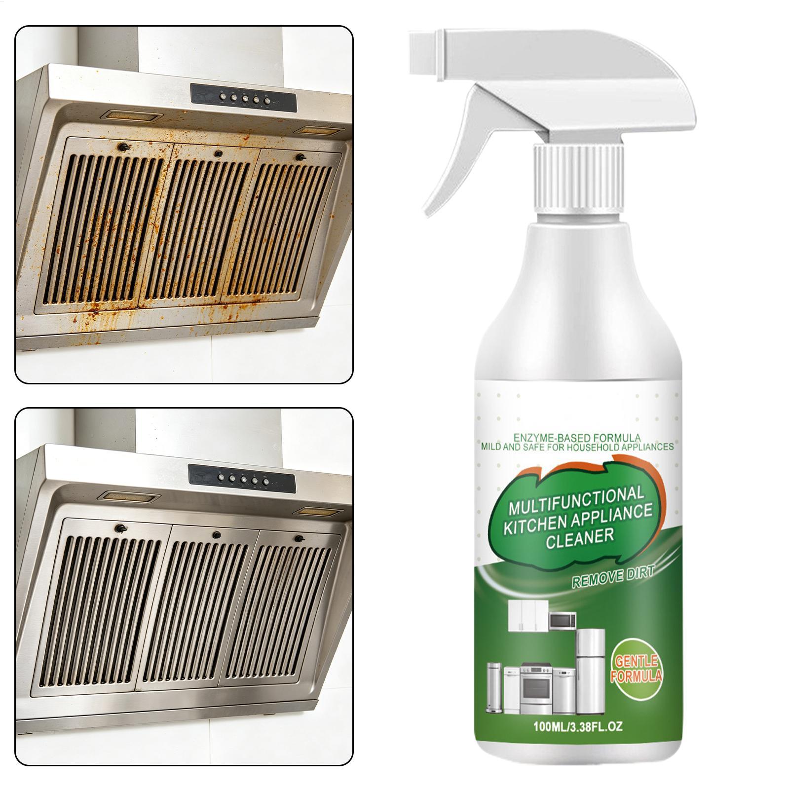 Commercial Kitchen Grease Cleaner - Spray do czyszczenia enzymatycznego 100ml, uniwersalny,