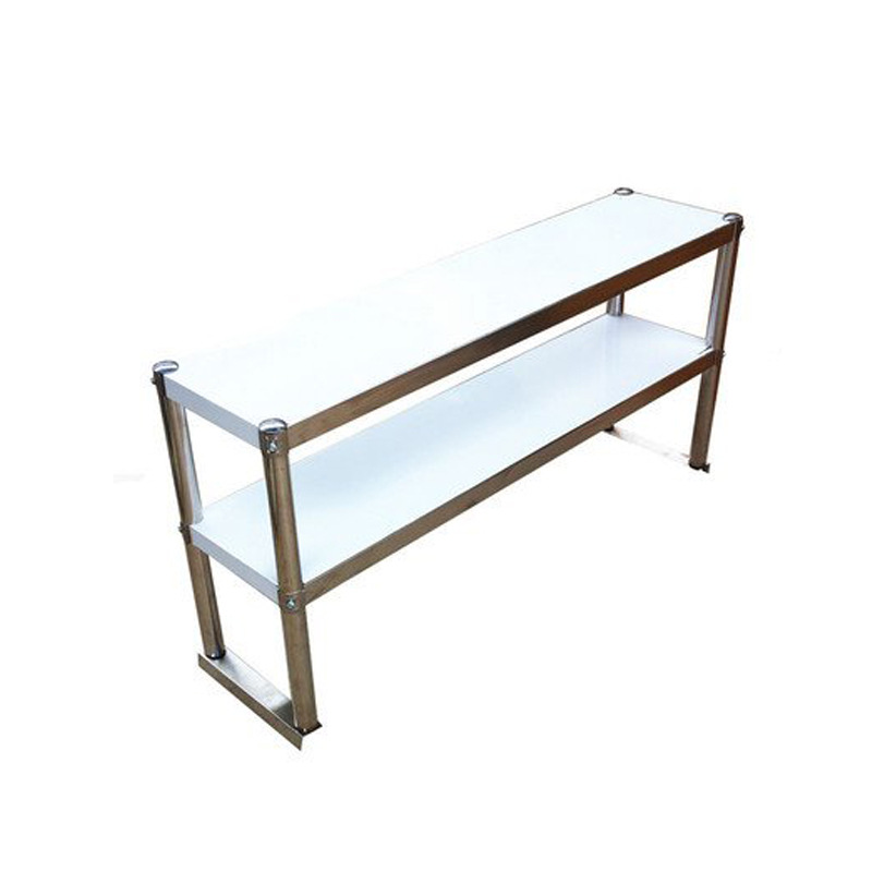 Commercial Kitchen Utensil Storage - Trójwarstwowa półka pionowa, konsola ze stali