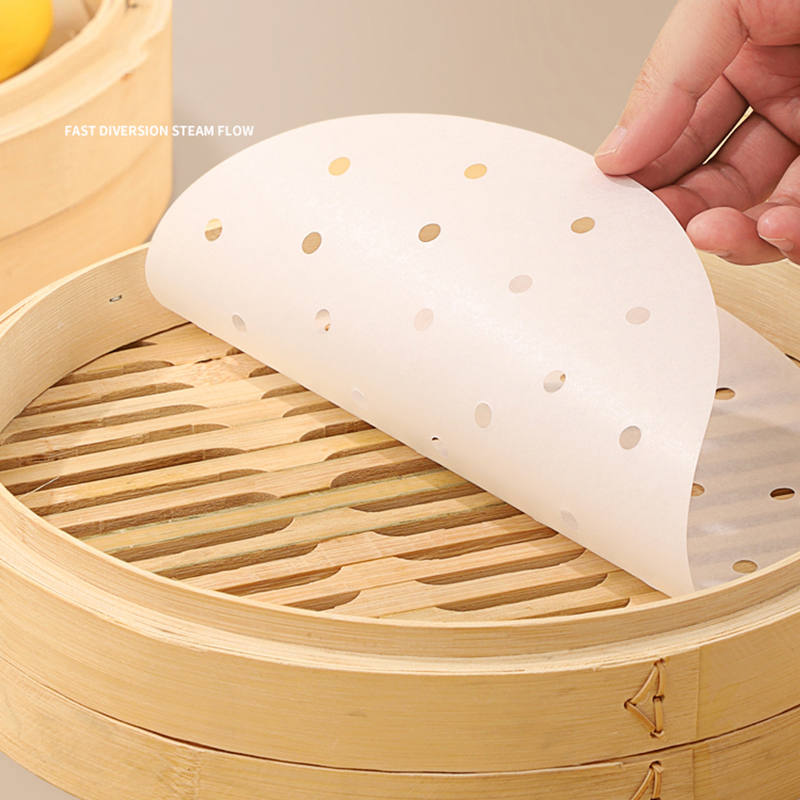 Commercial Kitchen Steamer - 50 sztuk bambusowe papiery do gotowania