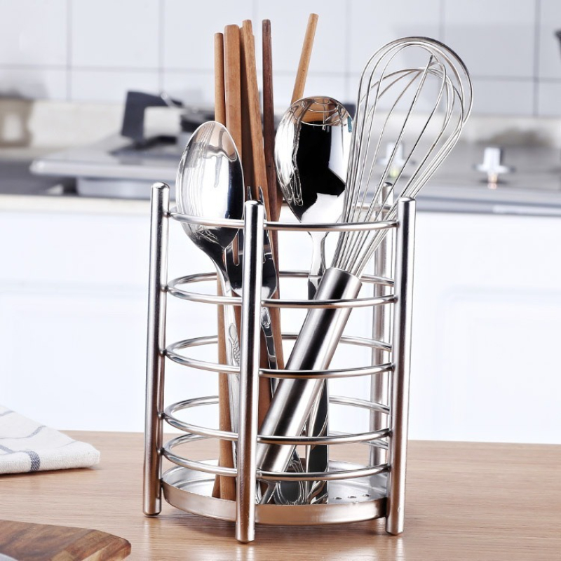 Commercial Kitchen Utensil Storage - Pogrubiony ociekacz na pałeczki, ociekający stojak