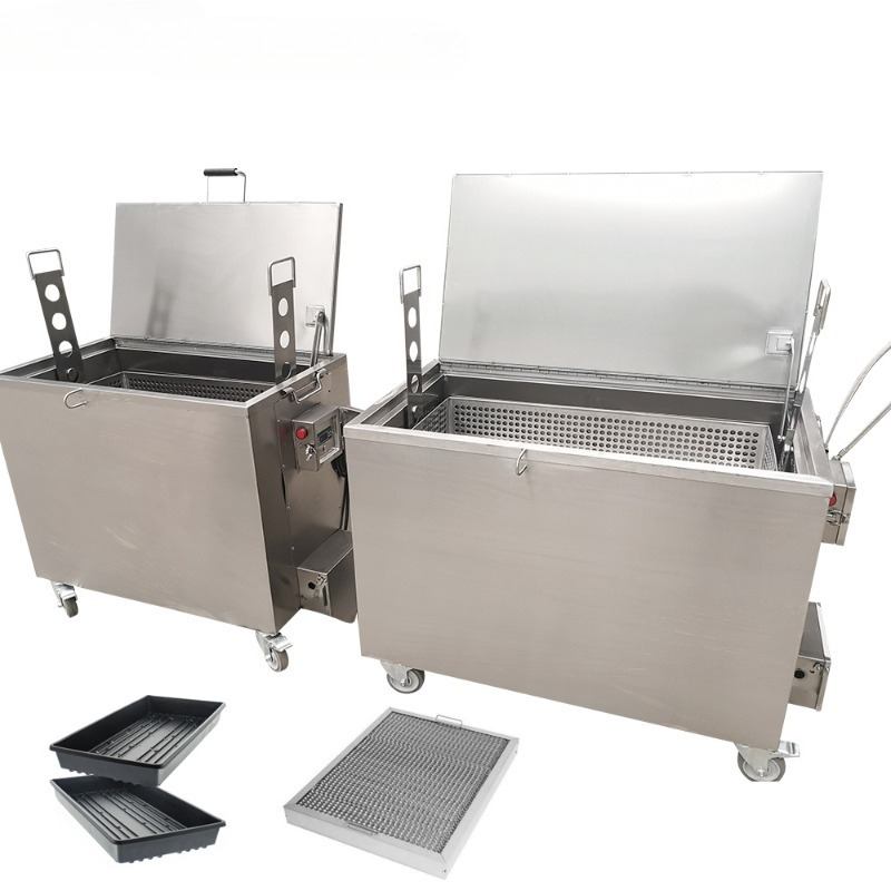 Commercial Kitchen Grease Cleaner - Podgrzewana, nierdzewna, komercyjna wanna do namaczania