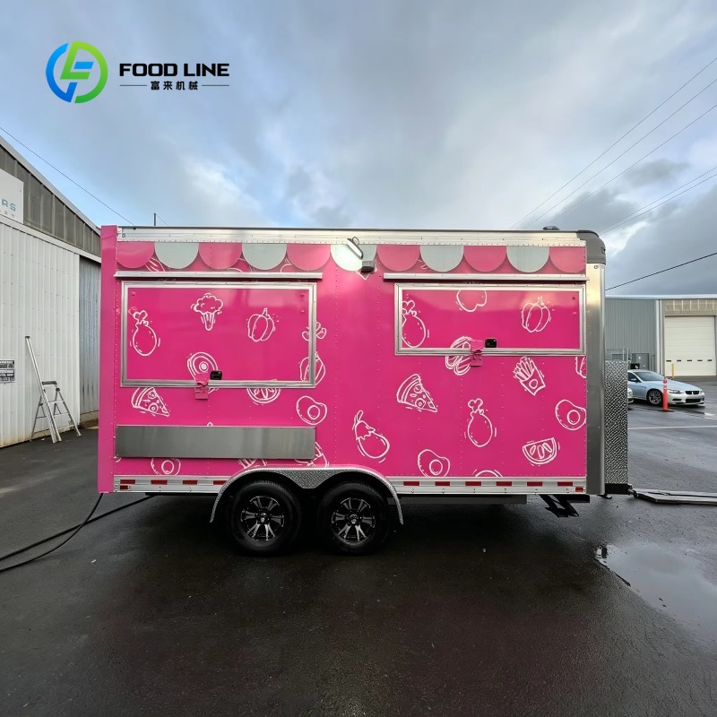 Commercial Kitchen Vendor - Niestandardowy Przenośny Wózek Food Truck z