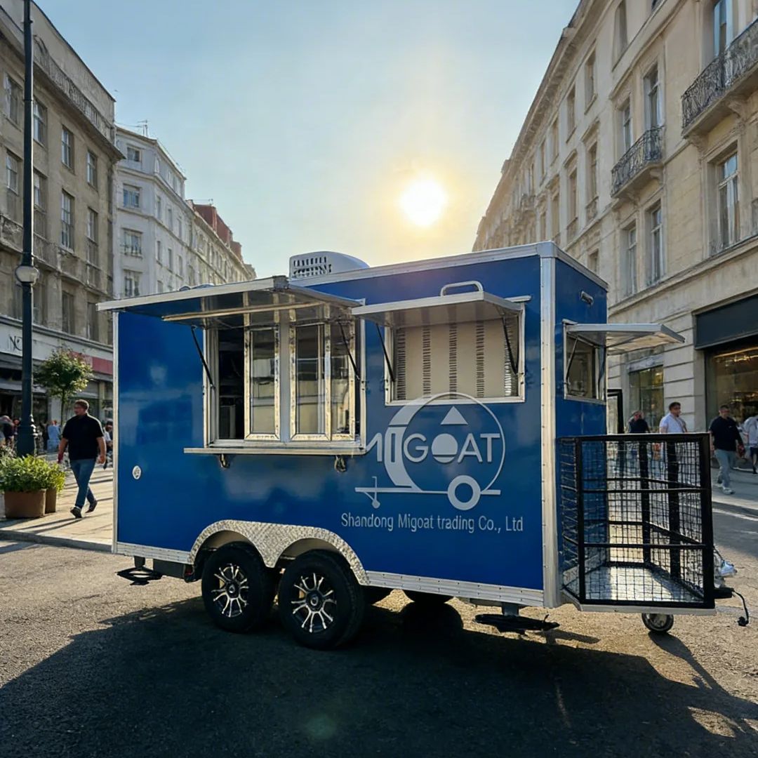Commercial Kitchen Vendor - Wielofunkcyjny przyczepa gastronomiczna do użytku komercyjnego,