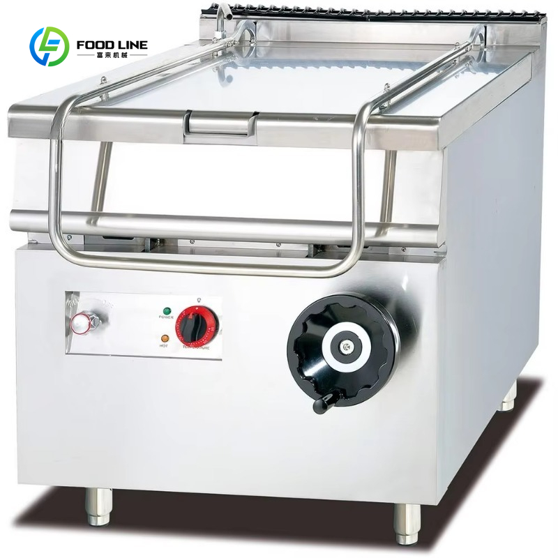 Commercial Kitchen Boiler - Profesjonalny bojler gazowy 60L, odchylany garnek