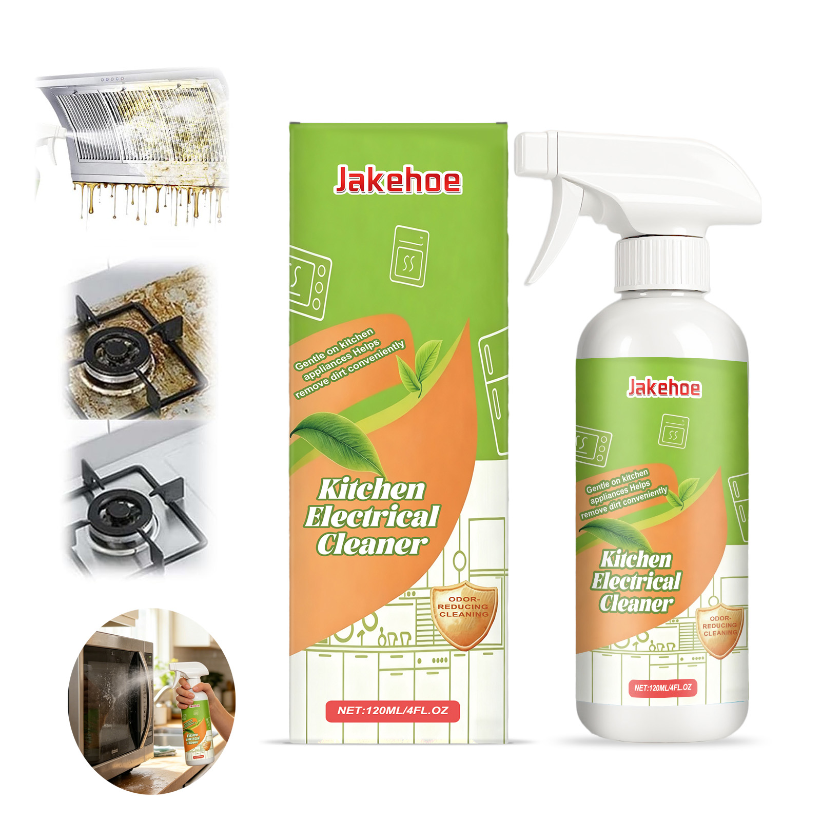 Commercial Kitchen Grease Cleaner - Środek do czyszczenia elektroniki kuchennej, uniwersalny