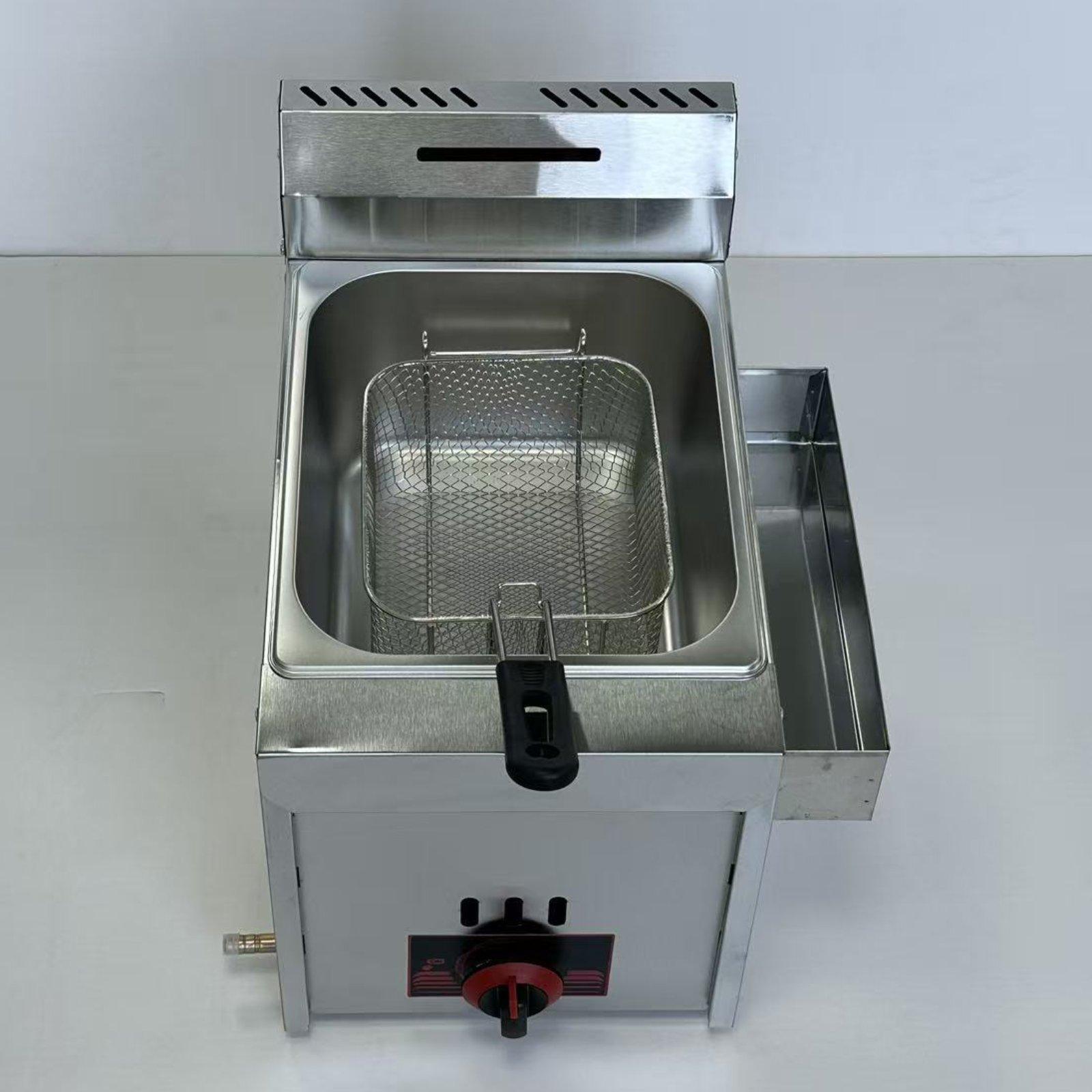 Commercial Kitchen Appliances - Profesjonalna frytownica gazowa, wytrzymała, przenośna, łatwa