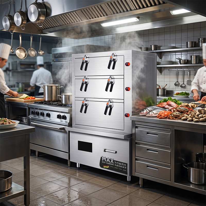 Profesjonalny parowar elektryc – Commercial Kitchen Steamer recenzja i cena