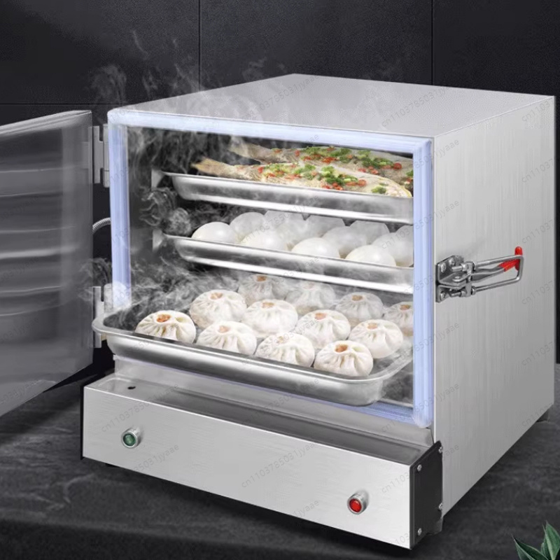 Elektryczny parowar ze stali n – Commercial Kitchen Steamer recenzja i cena