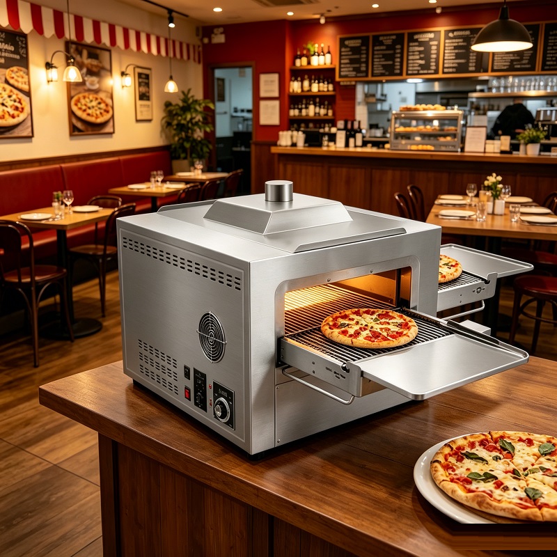 Komercyjny piec gazowy do pizz – Pizza Conveyor Oven recenzja i cena
