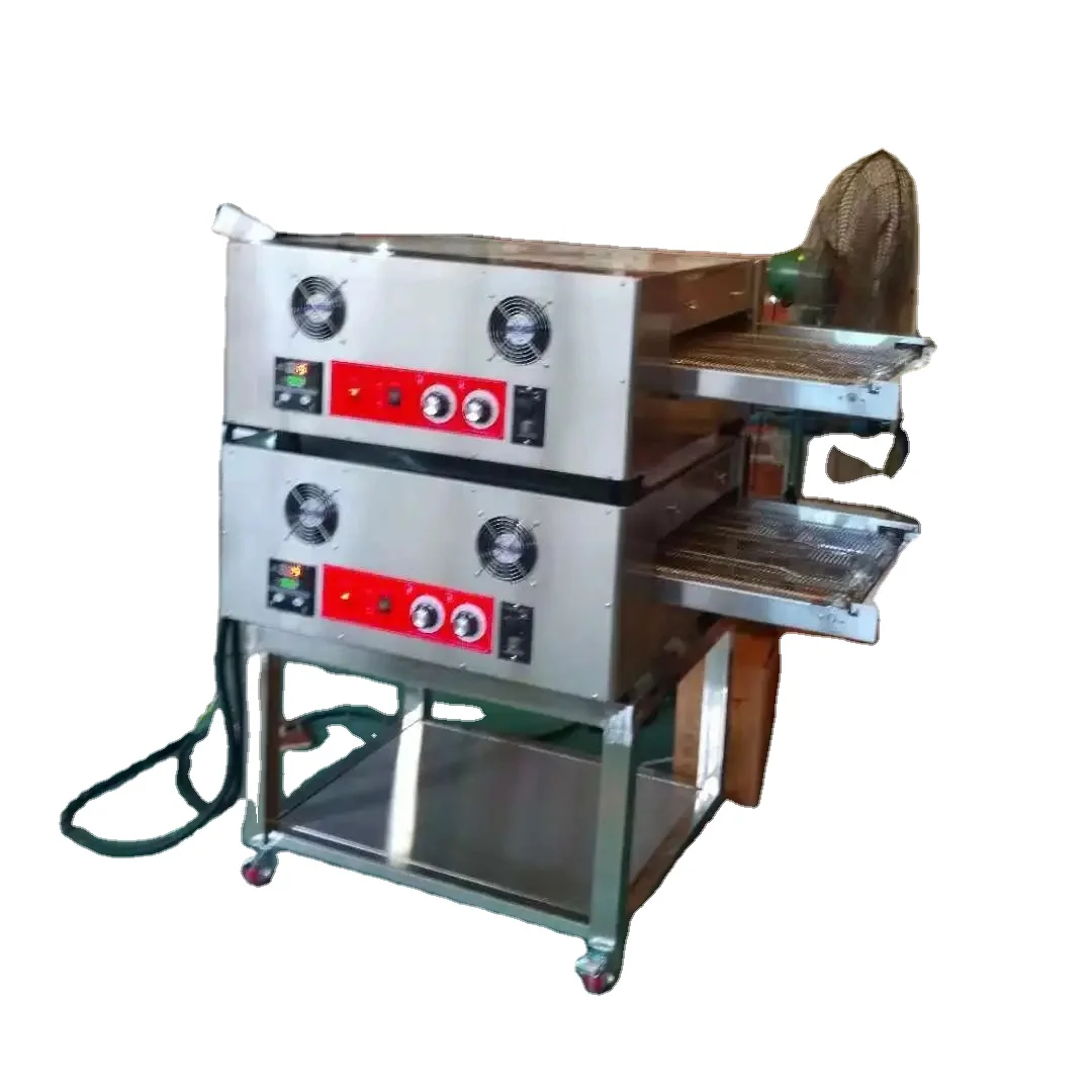 Dwupoziomowy gazowy piec konwe – Pizza Conveyor Oven recenzja i cena
