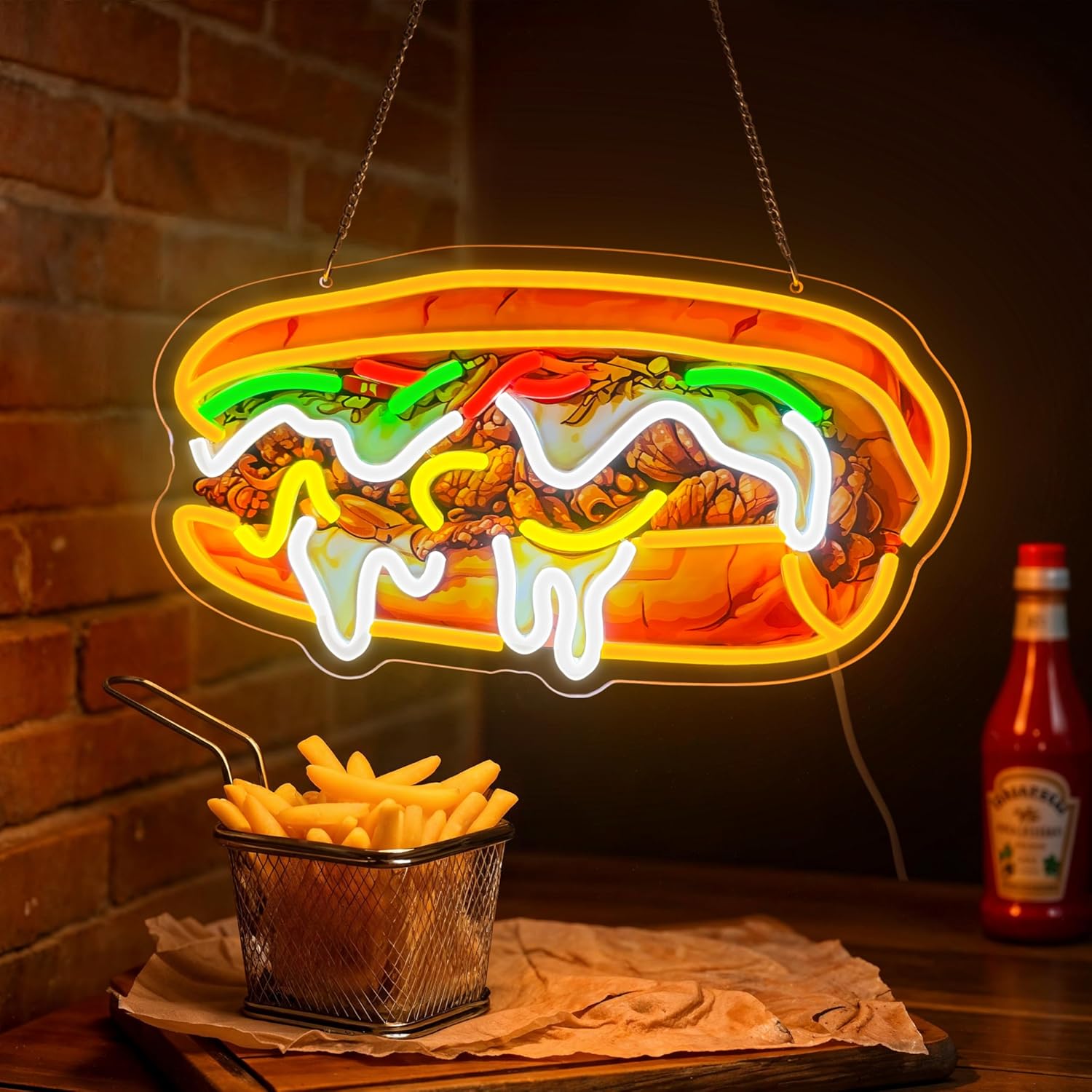 Neonowy szyld Philly Cheeseste – Commercial Kitchen Vendor recenzja i cena