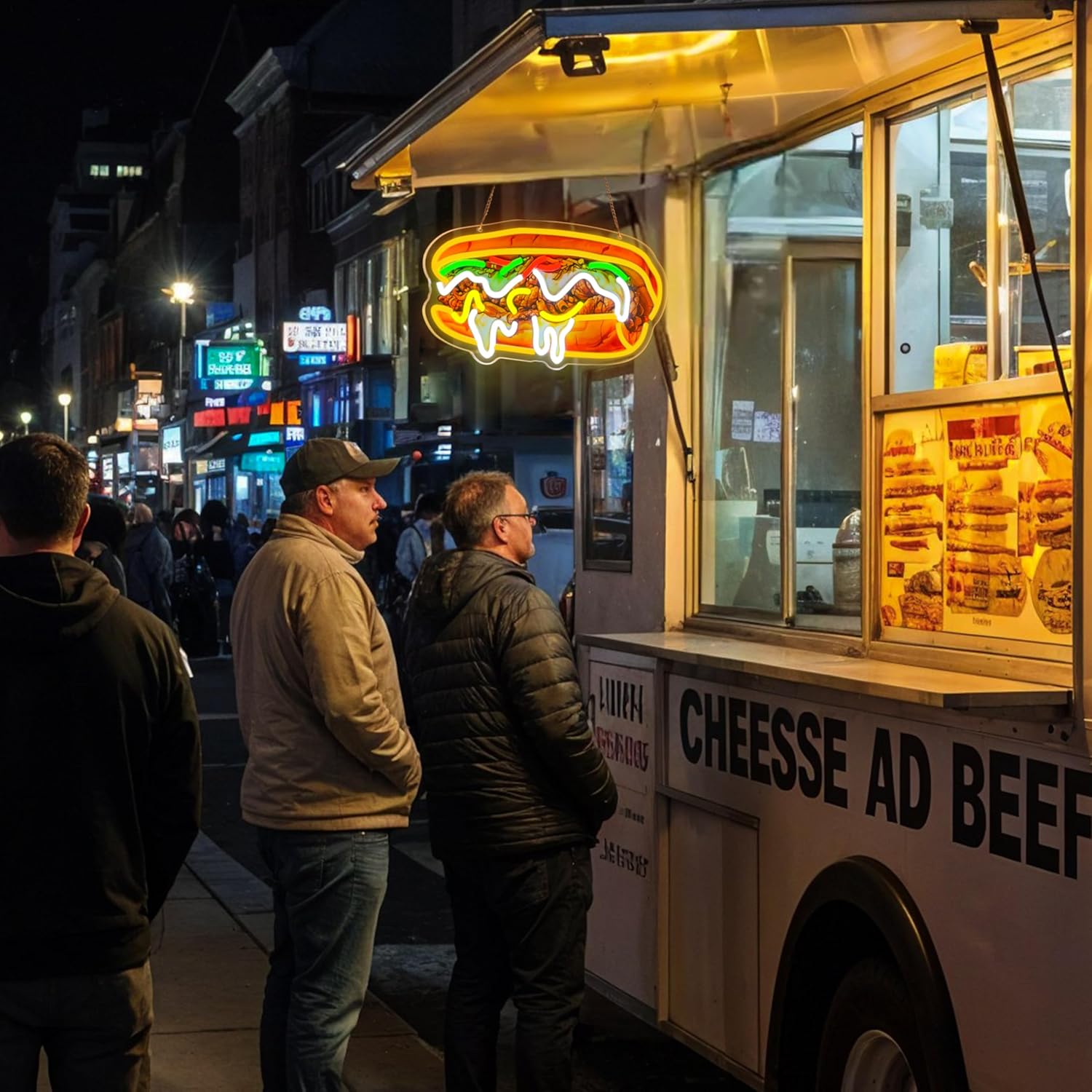 Neonowy szyld Philly Cheeseste – Commercial Kitchen Vendor recenzja i cena